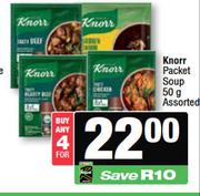 Knorr Packet Soup Assorted-For 4 x 50g