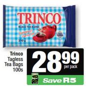 Trinco Tagless Teabags-100s Per Pack