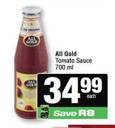 All Gold Tomato Sauce-700ml