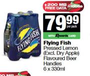 Flying Fish Pressed Lemon Flavoured Beer Handies-6 x 330ml