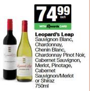Leopard's Leap Sauv Blanc,Chardonnay,Chenin,Pinot Noir,Cab Sauv,Merlot,Pino,Merlot Or Shiraz-750ml