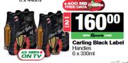 Carling Black Label Handies-For 2 x 6 x 330ml