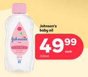 Johnson's Baby Oil-200ml