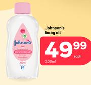Johnson's Baby Oil-200ml