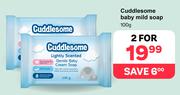 Cuddlesome Baby Mild Soap-For 2 x 100g