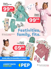 PEP Namibia : Festivities, Family, Fits (25 February - 24 March 2026)