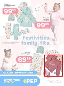 PEP Namibia : Festivities, Family, Fits (25 February - 24 March 2026), page 1