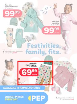 PEP Namibia : Festivities, Family, Fits (25 February - 24 March 2026), page 1