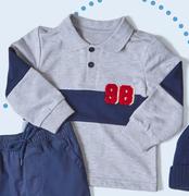 Baby Boys Long Sleeve Golfer 0-24 Months