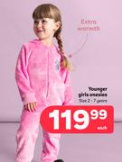qYounger Girls Onesies (Size 2-7 Years)-Each