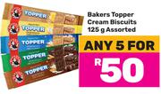 Bakers Topper Cream Biscuits Assorted-For Any 5 x 125g