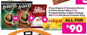 Frisco Original Or Granules Chicory & Coffe Gusset 200g+Freshpak Rooibos Tagless Teabags 20s