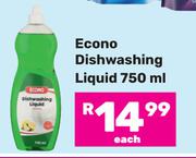 Econo Dishwashing Liquid-750ml