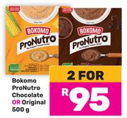 Bokomo Pro Nutro Chocolate Or Original-For 2 x 500g