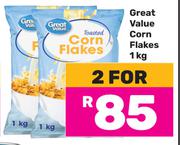 Great Value Corn Flakes-For 2 x 1Kg