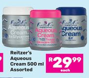 Reitzer's Aqueous Cream Assorted-500ml