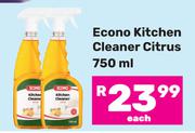 Econo Kitchen Cleaner Citrus-750ml