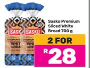 Sasko Premium Sliced White Bread-For 2 x 700g