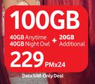Vodacom Data Sim-On 100GB