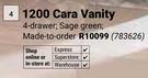 1200 Cara Vanity 783626