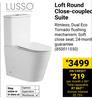 Lusso Loft Round Close-Coupled Suite 850011550