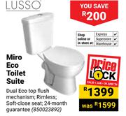 Lusso Miro Eco Toilet Suite 850023892