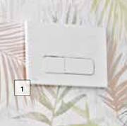 Lusso Concealed Cistern & Flush Plate Chrome 450mm X 80mm X 760mm 783909