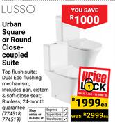 Lusso Urban Square Or Round Close-Coupled Suite 774518, 774519-Each