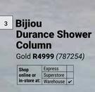 Bijiou Durance Shower Column Gold 787254