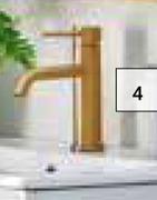 Lusso Reno Standard Basin Mixer Gold 782864