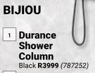 Bijiou Durance Shower Column Black 787252