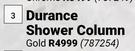 Bijiou Durance Shower Column Gold 787254