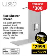 Lusso Floe Shower Screen 1m x 2m 850024823