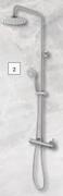 Bijiou Durance Shower Column Chrome 787249