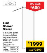 Lusso Luna Shower Screen 1m x 2m 850010167