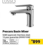 Lusso Pescara Basin Mixer 850021558