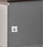 Lapana 800 Duco Vanity Light Matt Grey 784107