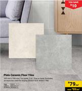Plato Ceramic Floor Tiles 350mm x 350mm 850021824/850021798-Per Sqm