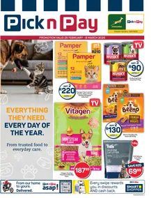 Pick n Pay : Pet Specials (25 February - 08 March 2026)