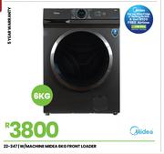 Midea 6Kg Front Loader Washing Machine 22-347