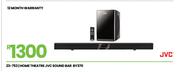 JVC Home Theatre Soundbar BY370 23-753