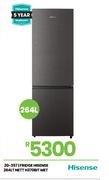 Hisense 264L Nett Met Fridge H370BIT 20-357