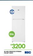 KIC 170L Nett White Fridge KTF518WH 20-400