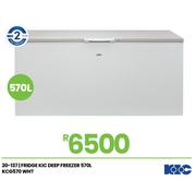 KIC 570L WHT Deep Fridge/Freezer KCG570 20-137