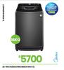 Midea 16Kg T/L W/Machine 22-350