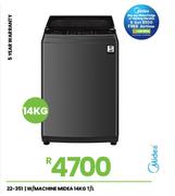 Midea 14Kg T/L W/Machine 22-351