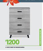 Bursa Chest Of Draws 4-043