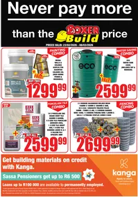 Boxer Build KwaZulu-Natal : Month End Specials (23 February - 08 March 2026)