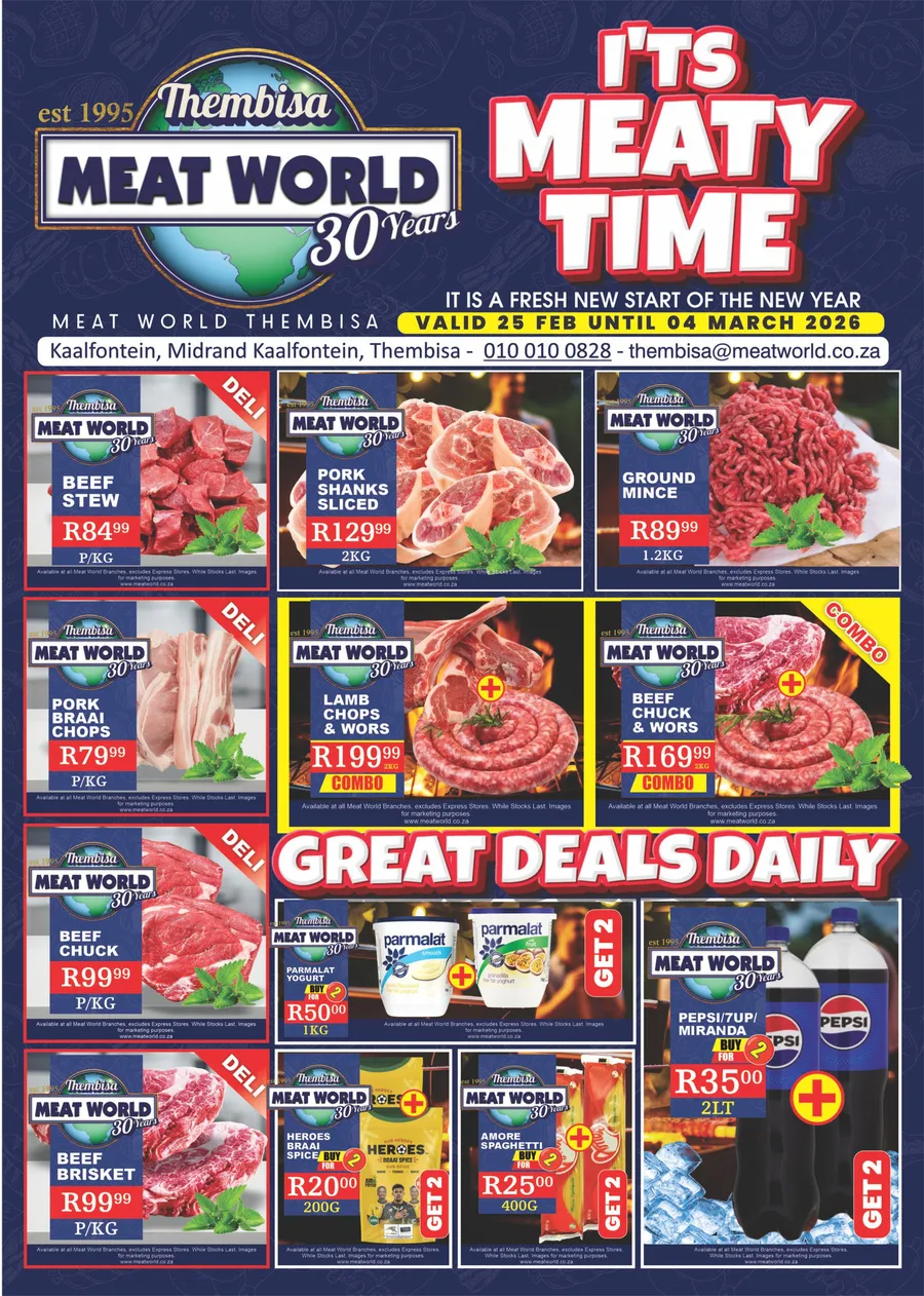 Meat World Express : It's Meaty Time (25 February - 04 March 2026)