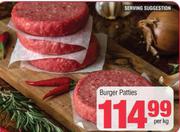   Burger Patties-Per Kg